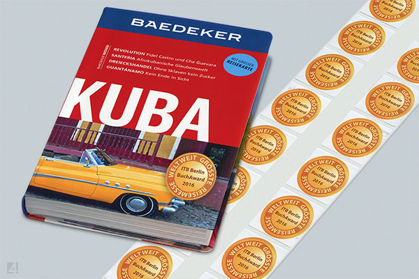 Werbesticker Buchverlag promotion sticker, books of a publishing house