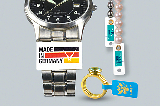 Expertise für Etikettierung bei Schmuck, Uhren und Edelsteinen Alles aus einer Hand für die Branche bei eXtra4 Expertise für Etikettierung bei Schmuck, Uhren und Edelsteinen Alles aus einer Hand für die Branche bei eXtra4