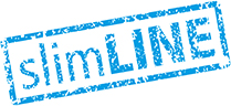 slimLINE logo weiss