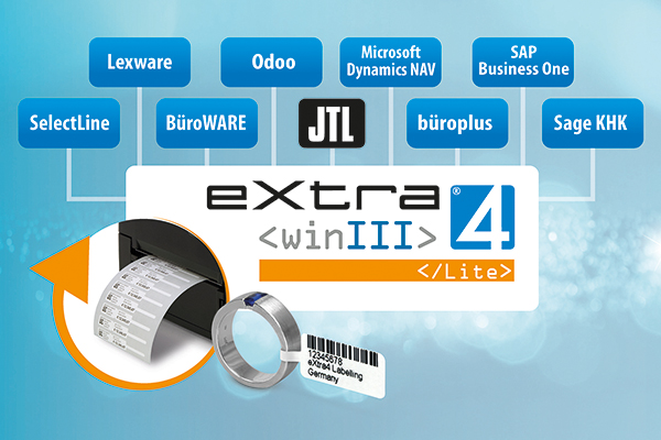 Software eXtra4<winIII> Edition „Lite“ unterstützt JTL mit Etikettendruck für Schmuck und Uhren
