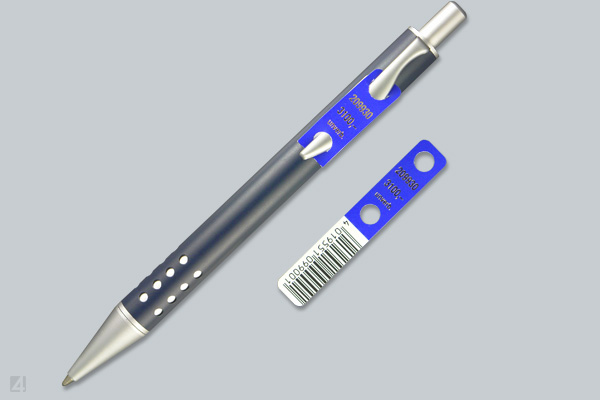 customized clip slider label for writing utensils 73 539